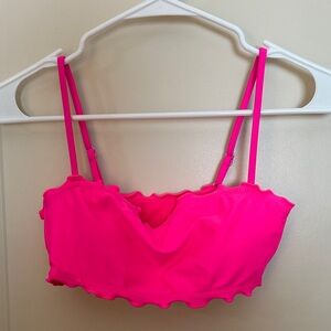 No Boundaries Hot Pink Bikini Top Women’s Sz Small